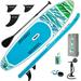 FunWater SUP Stand Up Paddle Board 10 6 x33 x6 Inflatable Paddleboard Soft Top Surfboard with ISUP Accessories Sup Board Surfing Board Water Sports