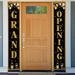 Black and Gold Grand Opening Decoration Grand Opening Banner Now Open Flag New Store Restaurant Grocery Cafes Shop Advertising Business Start Sign