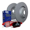 EBC Brakes 330 mm Dia. 36.1 mm Height & 22 mm Thick with 68 mm Center Hole Rear Vented 5 Bolt Holes S12 Kits Redstuff & RK Rotors for 2020-2023 Audi A4