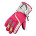 TAIAOJING Kids Winter Gloves for Boys Girls Windproof Warm Outdoor Ski Snow Gloves Girls Snowboarding Skating