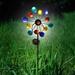 Open Box Touch of ECO Solar Pinwheel Stake Lights TOE239 - Whirlwind