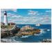 FREEAMG 500 Piece Puzzle for Adults - Cape Elizabeth Lighthouse - 500 Piece Jigsaw Puzzle Pieces Fit Together Perfectly 20.5x14.9in