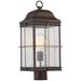 Howell; 1 Light; Outdoor Post Lantern with 60W Vintage Lamp Included;