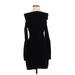 Athleta Casual Dress - Sweater Dress: Black Dresses - Women's Size Small