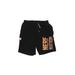 Nerf Shorts: Black Print Bottoms - Kids Boy's Size 8 - Dark Wash