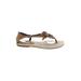 Nara Shoes Sandals: Tan Print Shoes - Women's Size 9 - Open Toe