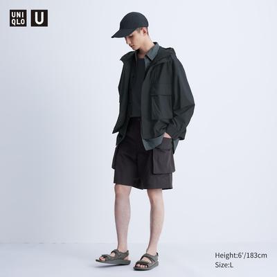 Uniqlo - Parachute Cargo Shorts - Black - XL