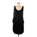 Diane von Furstenberg Cocktail Dress - Mini Scoop Neck Sleeveless: Black Print Dresses - Women's Size 8