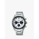 Seiko SSC813P1 Men's Prospex Speedtimer Solar Date Chronograph Bracelet Strap Watch, Silver/Black