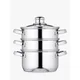 Kitchen Craft 3 Tier Stainless Steel Steamer Set