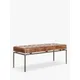 Nkuku Nasan Leather Upholstered Bench