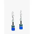 COEUR DE LION Swarovski Crystal Drop Earrings, Blue/Multi