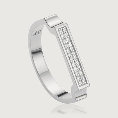 Sterling Silver Signature Diamond Ring Diamond