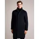 Ted Baker Ederson Wool Blend Funnel Neck Coat, Navy