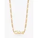 Daisy London Personalised Nameplate Figaro Chain Necklace