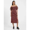 French Connection Clara Flavia Puff Sleeve Dress, Multi