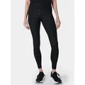 Sweaty Betty Power Embossed Workout Leggings, Black Leopard