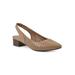 Women's Boronic Slingback by White Mountain in Wood Smooth (Size 7 1/2 M)