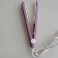 Slowmoose Mini Hair Straightener Curling Hair Clipper Brush Flat Iron Purple-NoBox UK