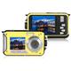 Slowmoose Waterproof, Full-hd, 24 Mp-dual Screen Digital Camera yellow