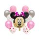 Slowmoose Minnie & Mickey Mouse Foil Balloons For Decoration as the picture11pcs [771] 30inchnumber