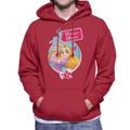 Disney Christmas Tangled Rapunzel Winter Magic Men's Hooded Sweatshirt Cherry Red X-Large