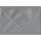 ColorSono Silver Gummed C7/A7 Coloured Silver Envelopes. 100gsm FSC Sustainable Paper. 82mm x 113mm. Banker Style Envelope. 100