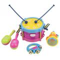 Slowmoose Children Drum Trumpet Toy, Music Percussion Instrument Band Kit Early Learning