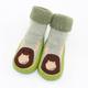 Slowmoose Warm Booties Sock With Rubber Soles For Newborn Green