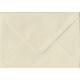 ColorSono Ivory Laid Gummed Greeting Card Coloured Ivory Envelopes. 100gsm FSC Sustainable Paper. 125mm x 175mm. Banker Style Envelope. 50