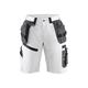 Blaklader x1500 painters shorts white 1512 - mens (15121210) White/dark grey