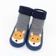 Slowmoose Warm Booties Sock With Rubber Soles For Newborn Navy 3M