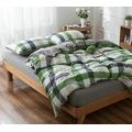 Slowmoose Washed Cotton Yarn Dyed, Bed Sheet Quilt Cover Pillowcase Washed Cotton-12 1.5(4PCS) / Set