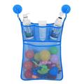 Slowmoose Hanging Basket Bath Organization- Bag With Suction Cup blue