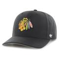 47 Brand Low Profile Snapback Cap - ZONE Chicago Blackhawks Black