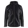Blaklader 4753 hooded softshell jacket - mens (47532516) Black/dark grey L