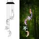 Slowmoose Spiral Wind Chime Style- Solar Led Light For Outdoor A