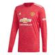 2020-2021 Man Utd Adidas Home Long Sleeve Shirt Red XL 44-46 inch Chest