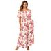 Plus Size Women's Off-The-Shoulder Maxi Dress by Jessica London in Multi Bold Floral (Size 24 W)