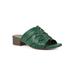 Women's Alluvia Sandal by White Mountain in Green Smooth (Size 7 1/2 M)