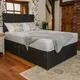 Divan Base Direct Pearl Orthopaedic Comfort Sprung Divan Bed Set 6Ft Super King 4 Drawers - Naples Slate