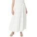 Plus Size Women's Knit Skirt by Roaman's in White (Size 42/44)