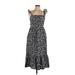 RIXO for Target Casual Dress - Midi: Black Leopard Print Dresses - Women's Size 10