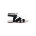 Kate Spade New York Sandals: Black Print Shoes - Women's Size 8 - Open Toe