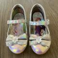 Disney Shoes | Disney Frozen Toddler Girls Low Heel Dress Up Shoes | Color: Silver | Size: 7bb