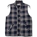 Anthropologie Jackets & Coats | Anthropologie Hei Hei Quincy Plaid Full Zip Snap Closure Puffer Vest Size Small | Color: Black/Cream | Size: S