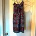American Eagle Outfitters Dresses | Multi Colored Blue/Red Paisley Dress | Color: Blue/Red | Size: S