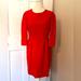 J. Crew Dresses | J Crew Red Sheath Dress | Color: Red | Size: 10