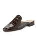 Michael Kors Shoes | Michael Kors Croc Mule Loafers | Color: Brown | Size: 7.5