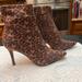 Jessica Simpson Shoes | Like New Jessica Simpson Animal Print Ankle Boots. Size 9. | Color: Black/Brown/Gold/Tan | Size: 9